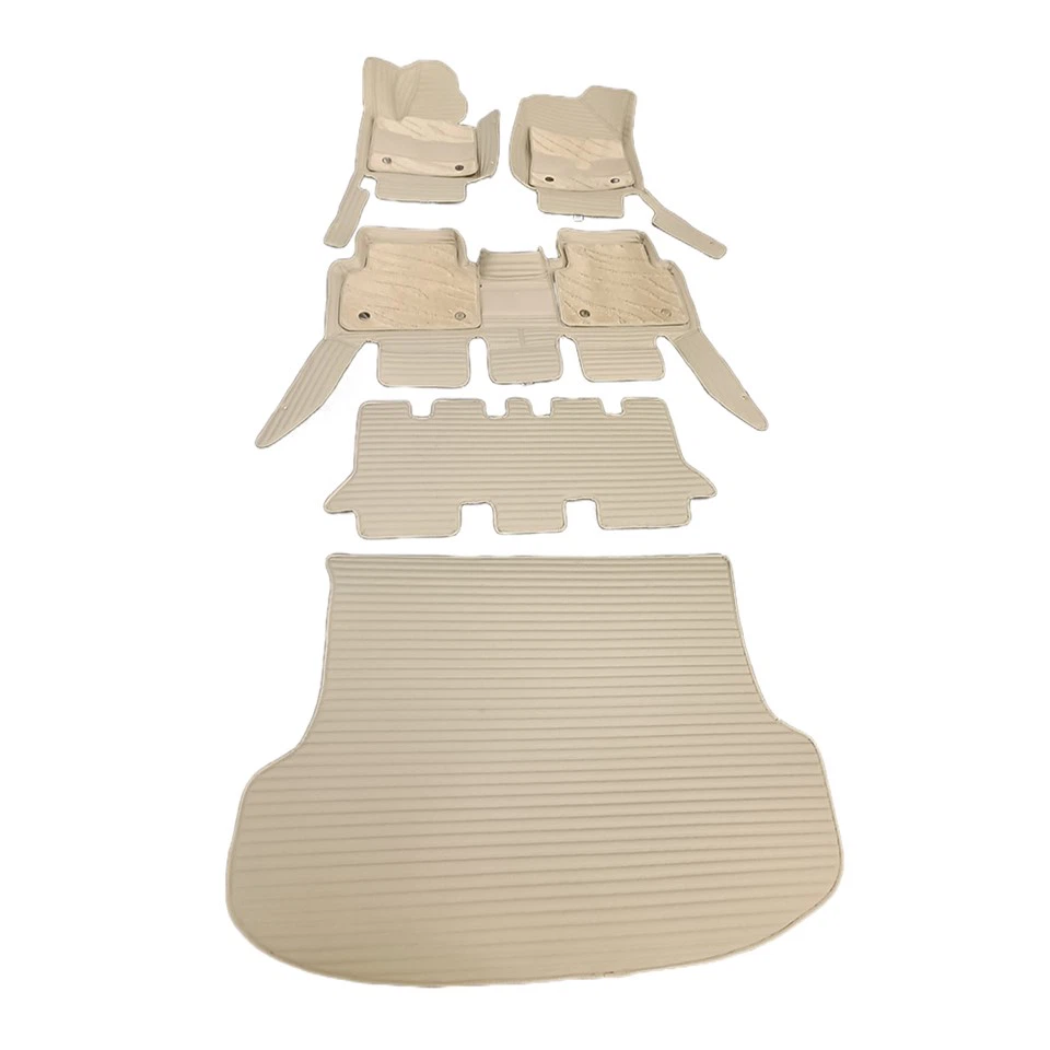 Alla vädervattentäta 7D -bilmattor